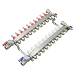 Preasion Radiant Heat Pex Manifold 10 Loops 1/2 Stainless Steel Pipe Tubing. Fixed Price $167.79.