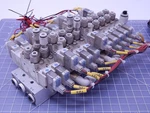 Lot Of 12 Smc SY5320-5L0Z-C4 Pneumatic Valves W/ Manifold T106570. Fixed Price $399.00.