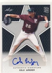 Cole Wagner 2020 Leaf Perfect Game Pg National Showcase Black Auto /50 Psu. Fixed Price $14.99.