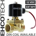 3/4" Brass Electric Solenoid Valve Vdc Volt Water Air Gas Viton Nc B21. Fixed Price $38.20.