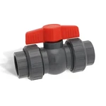 Hayward 1-1/2" Pvc Gray True Union Compact Ball Valve QTA1015CSEG. Fixed Price $35.00.