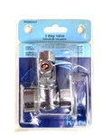 Way Valve Quarter Turn Shut-off: Inlet 1/2" Ips Outlet 3/8" And 1/4" Comp Od. Fixed Price $14.15.