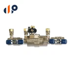 Febco LF850 3/4" Double Check Assembly,ball Valves, Bronze,freezesensing- 683039. Fixed Price $349.00.