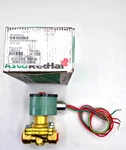 Asco 8210G033 Redhat Brass Solenoid Valve, 3/8"NPT, 120VAC Coil, 150PSI Max. Fixed Price $180.00.