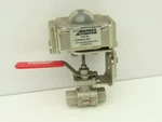 Assured Automation 1/2"NPT Stainless Ball Valve W/positioner Switch C26NRXM-SM1. Fixed Price $119.99.
