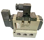 Smc 30- VFS5110-5DZ-04F Pneumatic Solenoid Valve 5/2-WAY 1/2" 24V Dc 142 Psi. Fixed Price $175.00.