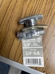 Keeney 380734 K2072PCLF Quarter Turn Angle Value Chrome Plated Solid Brass New. Fixed Price $10.99.