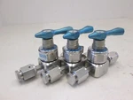 Veriflo, 944LSFSFF, 1/4", Manual Diaphragm Valve, Used, Lot Of 3. Fixed Price $65.00.