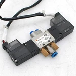 Smc VZ3223-5LZ-C4 Double Solenoid Valve 24VDC W/ Quick Release Fittings VZ3200. Fixed Price $43.99.