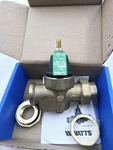 Watts 1" LFN45BM1 Brass Pressure Reducing Valve. Fixed Price $45.00.
