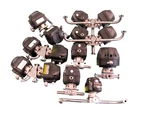 Lot Itt Pure-flo Advantage Actuated Sanitary Ss Tri-clamp Valves 1/2" Clean D9. Fixed Price $25.00.