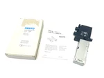 Festo VSVA-B-P53E-ZD-A2-1T1L Solenoid Valve, 5/3, Exhausted 539187. Fixed Price $142.49.