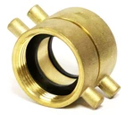 Nni 1-1/2" Nst (nh) Fire Hose Double Female Brass Adapter Fd-swivel AD15. Fixed Price $65.65.