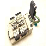(lot Of 7) Ckd 4GA139-A2N & 4GA129-A2N Solenoid Air Valves W/manifold And Module. Fixed Price $74.99.