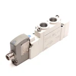 Smc SY5120-5WOZ-01T Solenoid Valve, 5-PORT, 2-POS. 24VDC Coil, 1/8" Npt M8 3-PIN. Fixed Price $60.00.