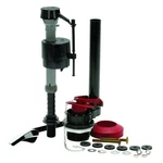 Fluidmaster 400AKR Universal, All One Toilet Tank Repair Kit For 2-INCH Flush. Fixed Price $37.39.