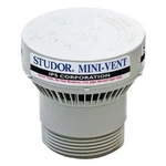 Studor 20301 Dia, Abs Plastic, Polystyrene, Connector: Pvc, White,. Fixed Price $31.15.