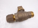 Mueller Brass Incline Ball Curb Compression Valve 1" See Desc. Fixed Price $69.99.