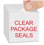 1" Clear Round Tamper Label Dots Stickers Package Seals Inch. Fixed Price $97.65.