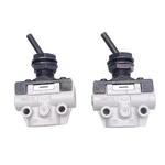 Lot Of Smc VM132-M5-08A Mechanical Valve W/ Lever, 3-PORT, M5X0.8, 1.0MPA Max. Fixed Price $37.00.
