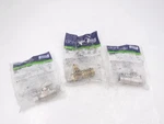 Pack Dahl Assorted 3/8"OD Comp Angle & Straight Stop See Des. Fixed Price $39.99.