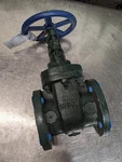 Nibco Flanged Ductile Iron Gate Valve W/ Hand Wheel 3" Pipe NHA701F Damaged. Fixed Price $265.00.