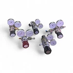 Praxair, Harris, Leco, Vwr Assorted 2-STAGE Gas Pressure Regulators (lot Of 5X). Fixed Price $269.10.