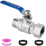 3/4" Ght 304 Stainless Steel Garden Hose Shut Off Valve Full Flow Ball. Fixed Price $20.96.