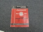 Continental E242 H260 Over-head Valve Engine Owner Operator Maintenance Manual. Fixed Price $158.22.