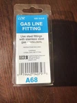 Ldr 509 18-6-8 Steel Gas Line Fitting 3/8 Male Flare X 1/2" Fip A68. Fixed Price $12.88.