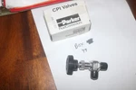 Nos Parker Hannifin Globe Valve Pn 4M-V4AR-SS 1/4 " In/out 4820-01-082-3361. Fixed Price $65.60.