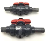 Lot Of Asahi Av 15-1/2 Pvc Ball Valves Duo-bloc 21 Epdm Seals 230PSI Max. Fixed Price $37.00.