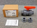New Unused Chemtrol Nibco 3/4" U45TB-V Ball Valve Soc/thd Tutb Model Pvc Fkm. Fixed Price $56.21.