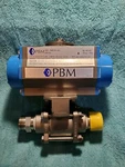Pbm PAVBL253S-0075 Pneumatic Valve Actuator With 1" Used Cp 172. Fixed Price $99.00.