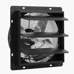 10" Shutter Vent Fan, 2000 Cfm Temp Humidity Control, Wall Mount. Fixed Price $122.68.