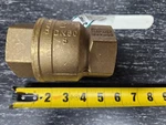 2" Jomar Ball Valve Threaded Lead Free Dzr Brass 500 Wog Fp 100-408G T-100G. Fixed Price $62.39.