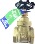 Ever Flow 1" Threaded Both End Ips Gate Valve Lead Free 205T001-NL Brass 200 Wog. Fixed Price $13.95.