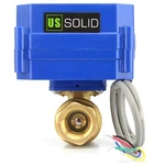 U.s. Solid Motorized Ball Valve 3/4IN Standard Port Brass Dc 9-24V 5 Wire Wiring. Fixed Price $43.89.