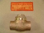 New American Mod #31S 1" Sweat Bronze Brass Swing Check Valve 125 Series 200 Wog. Fixed Price $14.99.