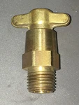 Gould Radiator Air Tank Wingnut Male Drain Cock Shut Off Valve 1/4 Npt Brass *. Fixed Price $10.99.