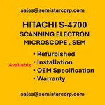 Hitachi S-4700 Scanning Electron Microscope With Edax X-ray Option. Fixed Price $195000.00.