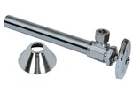 Brasscraft CS40BX C1 Chrome Shut-off Valve 1/2 In. 3/8 O.d.. Fixed Price $24.45.