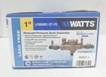 Watts 1" Backflow Preventer Reduced Pressure Zone Assembly Rpz 009M2-QT. Fixed Price $399.00.