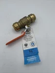 Sharkbite #22185-0000LF Push To Connect Brass Ball Valve ". Fixed Price $12.95.