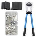 Copper Lugs Ring Terminals Bare Battery Welding Crimp Wire Connectors Kit Set. Fixed Price $36.87.