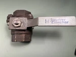 Jamesbury Clincher Ball Valve 2IN Threaded Brass Body. Fixed Price $75.00.