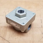 Smc AQ3000-N03 Quick Exhaust Valve, 3/8" Port Size, Aluminum Body Used. Fixed Price $10.82.