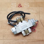 Smc SY5220-5LZE-01-F2 Solenoid Valve, 0.1-0.7MPA, 24VDC Used. Fixed Price $7.99.