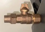 3/4IN. Mueller Company Cts Compression X Flare Curb Stop Ball Valve. Fixed Price $49.50.
