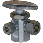 Lasco 06-7319 Dual Outlet Valve, 1/2-INCH Iron Pipe Inlet X 3/8-INCH Compression. Fixed Price $27.39.